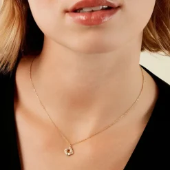 Histoire d'Or Collier Pratima Or Jaune Diamant Outlet