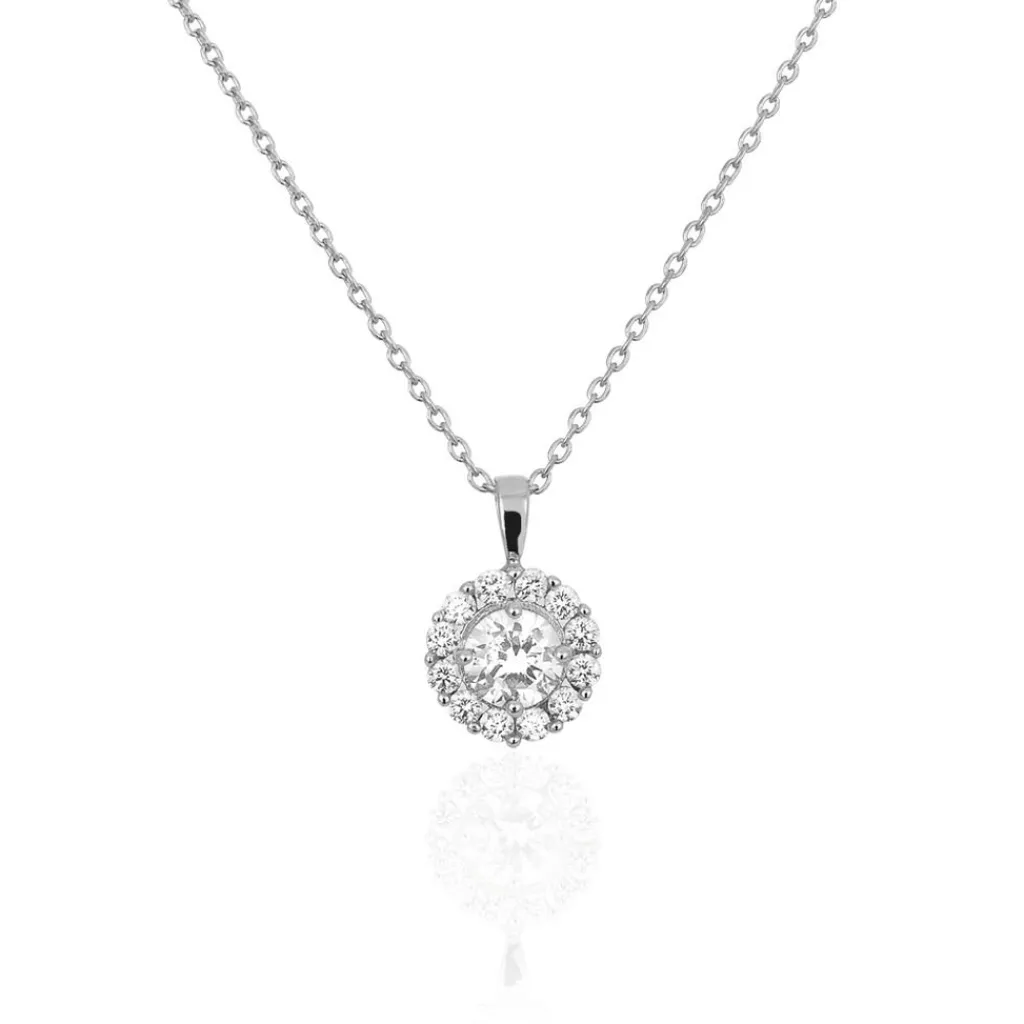 Histoire d'Or Collier Princess Argent Blanc Oxyde De Zirconium Clearance
