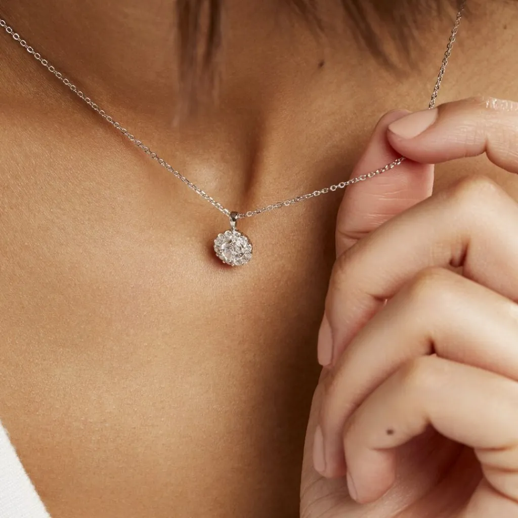 Histoire d'Or Collier Princess Argent Blanc Oxyde De Zirconium Clearance