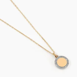 Histoire d'Or Collier Promesse Pour L'eternite Or Jaune Diamant Sale