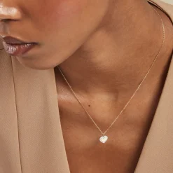 Histoire d'Or Collier Promesse Pour L'eternite Or Jaune Diamant Discount