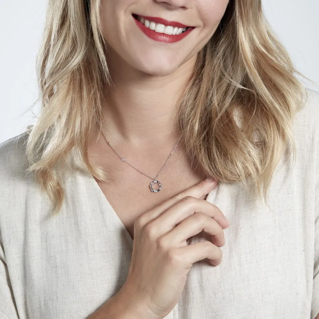Histoire d'Or Collier Prot Argent Oxyde De Zirconium