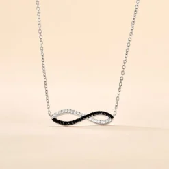 Histoire d'Or Collier Prudentia Argent Blanc Oxyde De Zirconium New