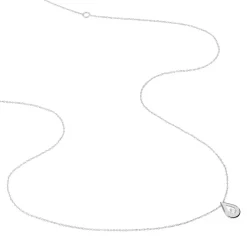 Histoire d'Or Collier Purete Or Blanc Diamant