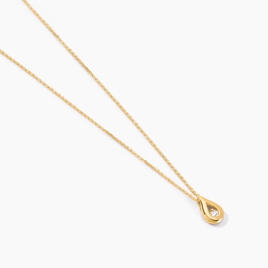 Histoire d'Or Collier Purete or jaune diamant