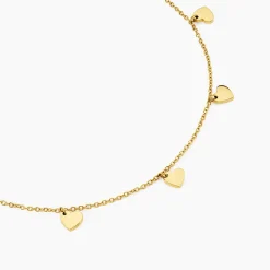 Histoire d'Or Collier Querida Pampilles Acier Jaune Sale