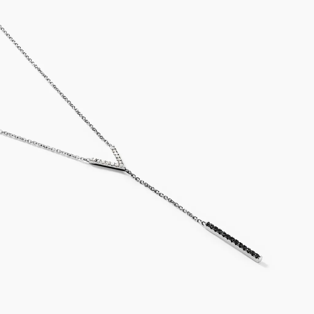 Histoire d'Or Collier Rachel Or Blanc Diamant Discount