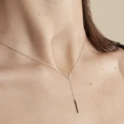 Histoire d'Or Collier Rachel Or Blanc Diamant Discount