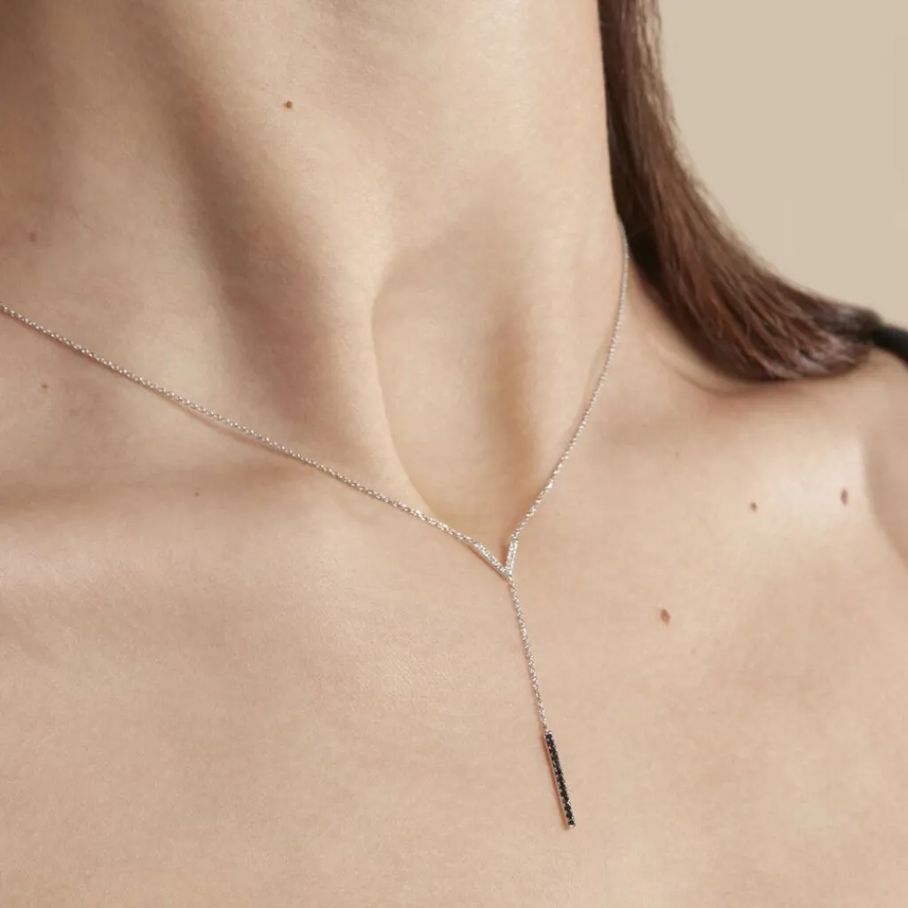 Histoire d'Or Collier Rachel Or Blanc Diamant Discount