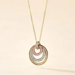 Histoire d'Or Collier Rama Or Tricolore Oxyde De Zirconium Clearance