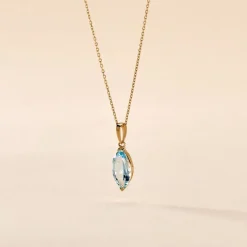 Histoire d'Or Collier Raquel Or Jaune Topaze or jaune topaze bleue