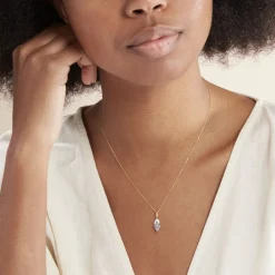 Histoire d'Or Collier Raquel Or Jaune Topaze or jaune topaze bleue