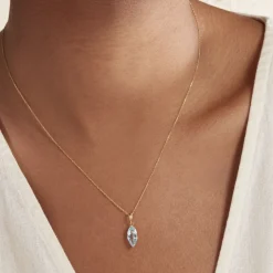 Histoire d'Or Collier Raquel Or Jaune Topaze or jaune topaze bleue