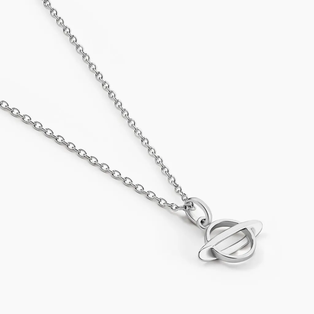 Histoire d'Or Collier Raven Argent Blanc Outlet