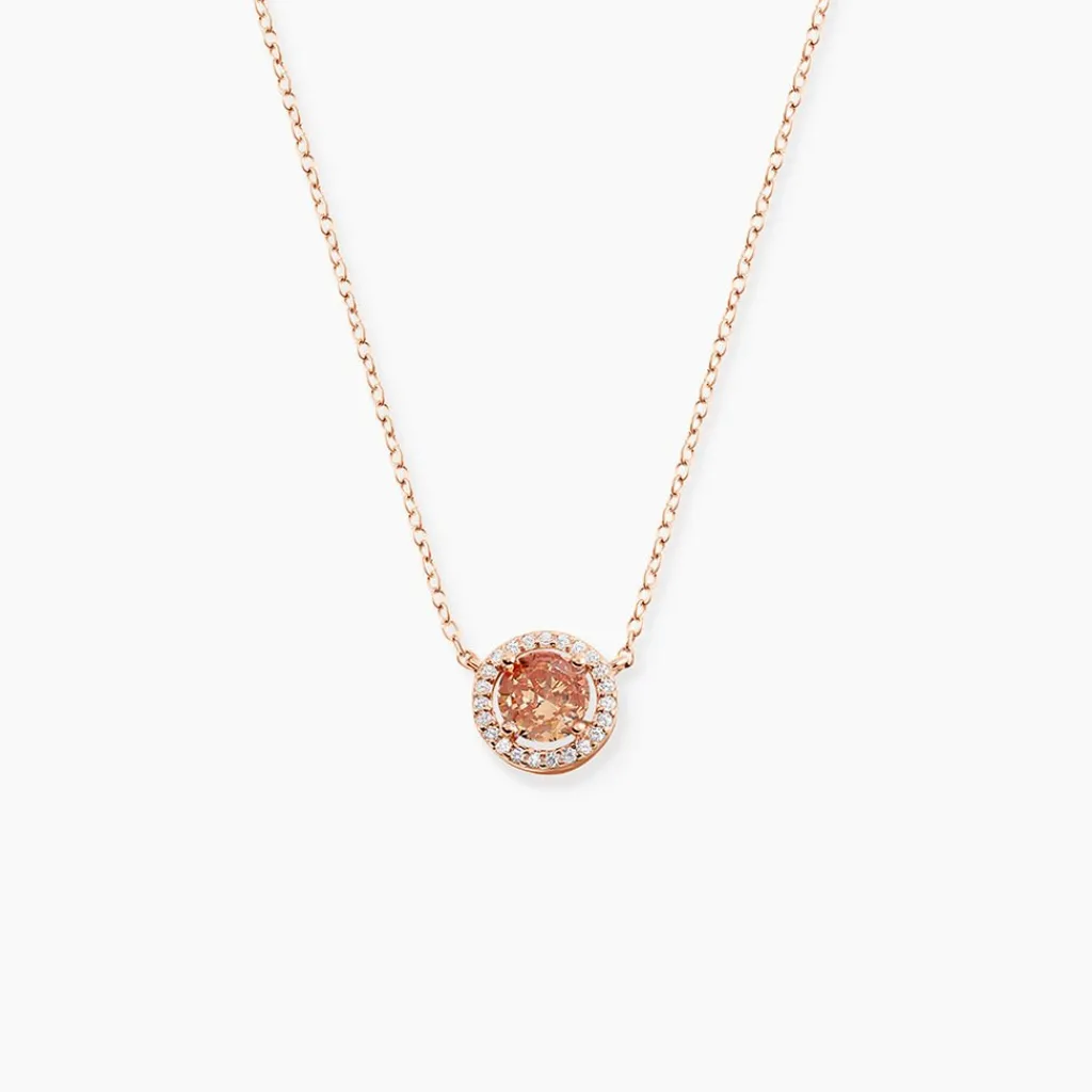 Histoire d'Or Collier Rio Copacabana Argent Rose Oxyde De Zirconium argent rose oxyde champagne Online