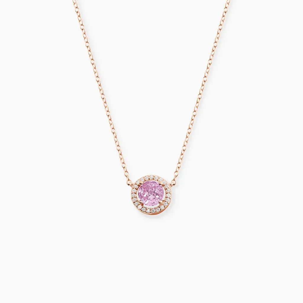Histoire d'Or Collier Rio Copacabana Argent Rose Oxyde De Zirconium argent rose oxyde rose Best