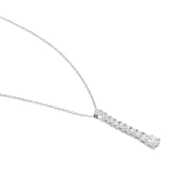 Histoire d'Or Collier Riviera Or Blanc Diamant