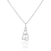 Histoire d'Or Collier Roma Argent Blanc Oxyde De Zirconium Clearance