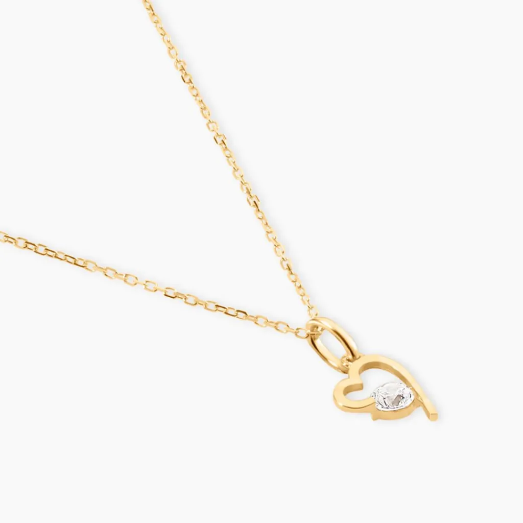 Histoire d'Or Collier Romance De Zirconium or jaune oxyde Online