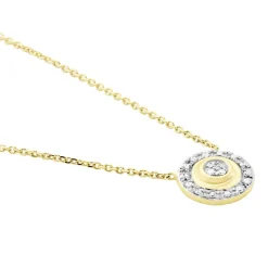 Histoire d'Or Collier Rosangela Or Bicolore Diamant Blanc Clearance