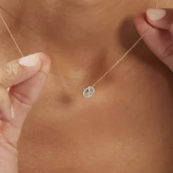 Histoire d'Or Collier Rosangela Or Bicolore Diamant Blanc Clearance