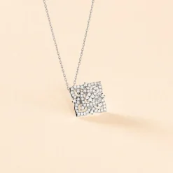 Histoire d'Or Collier Rosée Or Blanc Diamant Online