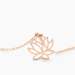 Histoire d'Or Collier Rosita Argent Rose Clearance