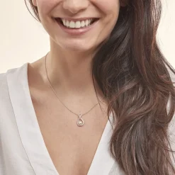 Histoire d'Or Collier Rozane Argent Blanc Perle De Culture Et Oxyde De Zirconium Clearance