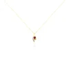 Histoire d'Or Collier Sagesse Or Jaune Rubis Et Diamant Outlet