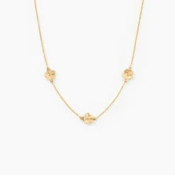 Histoire d'Or Collier Sakura Love Or Jaune Oxyde De Zirconium Best
