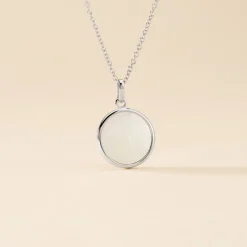 Histoire d'Or Collier Saül Argent Blanc Nacre Discount