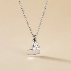 Histoire d'Or Collier Salli Argent Blanc Oxyde De Zirconium Clearance