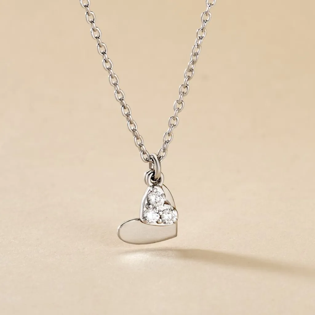 Histoire d'Or Collier Salli Argent Blanc Oxyde De Zirconium Clearance