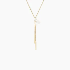 Histoire d'Or Collier Salman Or Jaune Perle De Culture Best