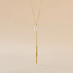 Histoire d'Or Collier Salman Or Jaune Perle De Culture Best