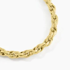 Histoire d'Or Collier Santa Cruz Acier Jaune Outlet