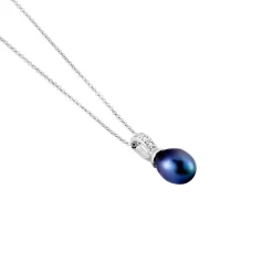 Histoire d'Or Collier Sara-luna Argent Blanc Perle De Culture Et Oxyde De Zirconium Discount