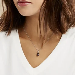 Histoire d'Or Collier Sara-luna Argent Blanc Perle De Culture Et Oxyde De Zirconium Discount
