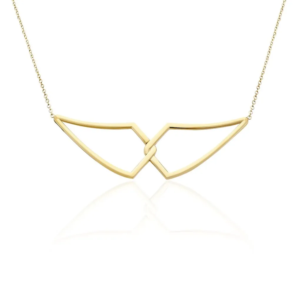 Histoire d'Or Collier Sautoir Adelind Acier Jaune acier doré Hot