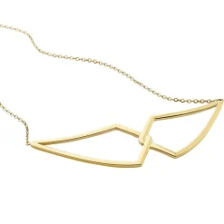 Histoire d'Or Collier Sautoir Adelind Acier Jaune acier doré Hot