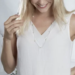 Histoire d'Or Collier Sautoir Argent Gaspar Perles De Culture 7-8mm 73cm Hot