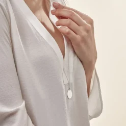 Histoire d'Or Collier Sautoir Paula Argent Blanc Oxyde De Zirconium Sale