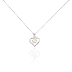 Histoire d'Or Collier Saynaae Argent Blanc Perle De Culture argent blanc perle rose Clearance