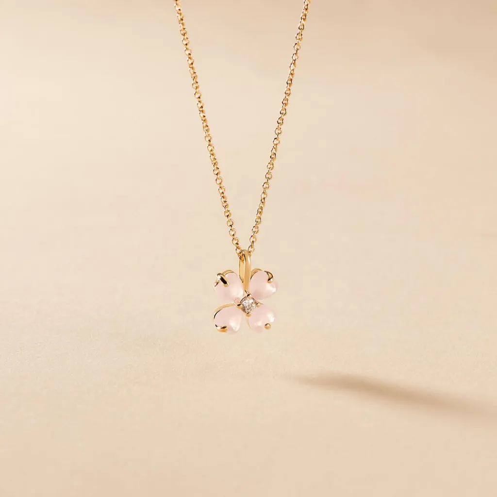 Histoire d'Or Collier Sendai Plaqué Or Jaune Oxyde De Zirconium Hot