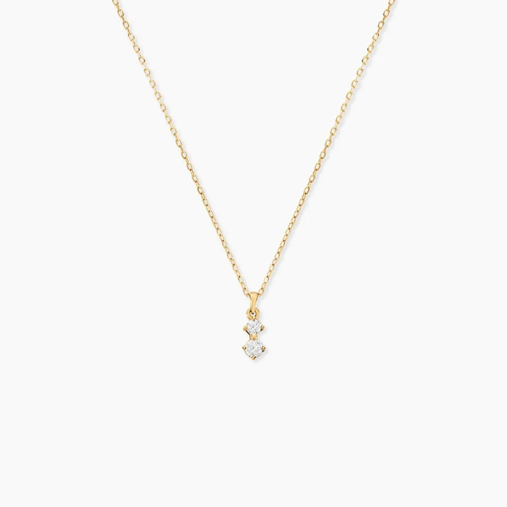 Histoire d'Or Collier Serenya Or Jaune Diamant Synthétique