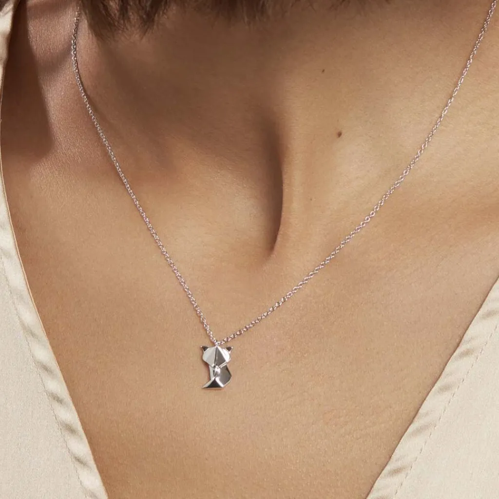 Histoire d'Or Collier Severiano Argent Blanc New