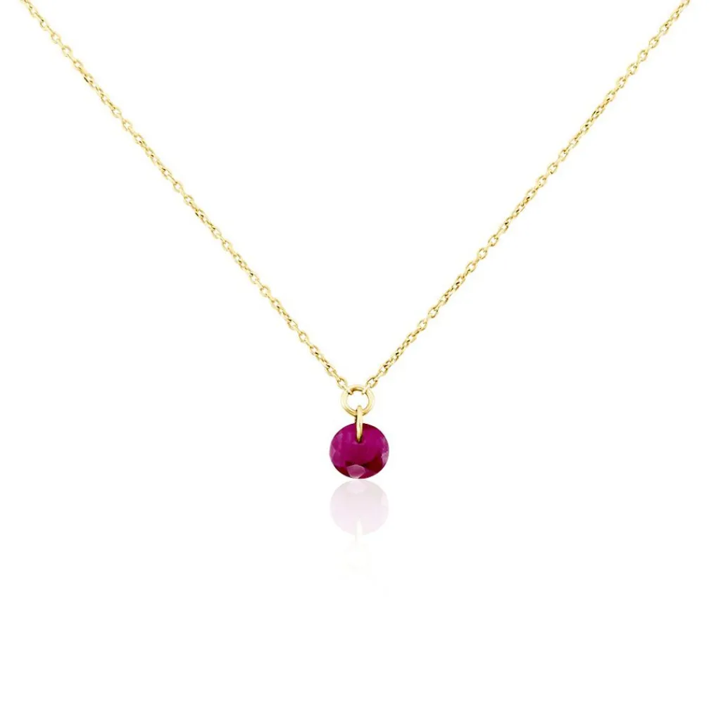 Histoire d'Or Collier Shakir or jaune rubis Best