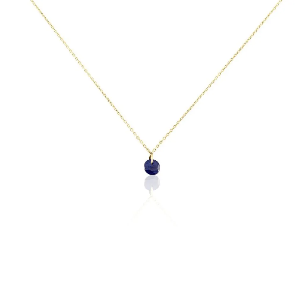 Histoire d'Or Collier Shakir or jaune saphir Discount