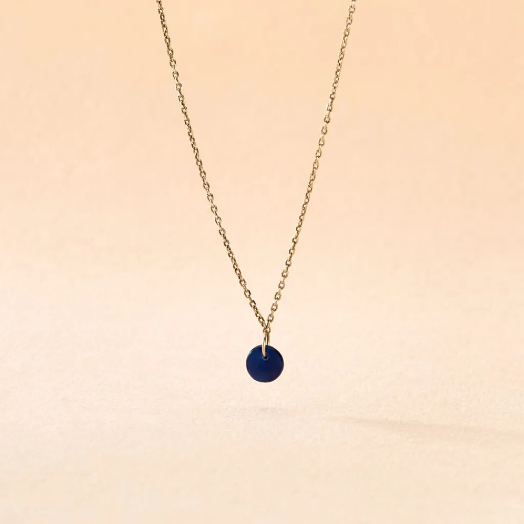 Histoire d'Or Collier Shakir or jaune saphir Discount