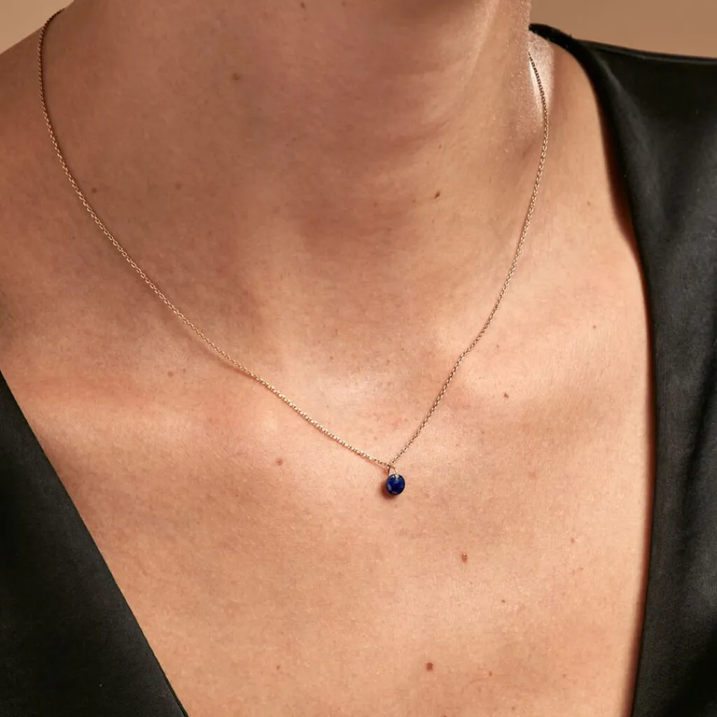 Histoire d'Or Collier Shakir or jaune saphir Discount